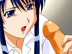 A Lovely Anime Girl With Big Breasts Gets Penetrated By A Stiff Penis