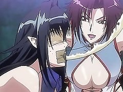 A Hentai Girl Restrained And Receives Anal And Vaginal Stimulation