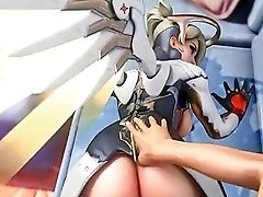 A Challenge Not To Ejaculate While Watching Mercy From Overwatch